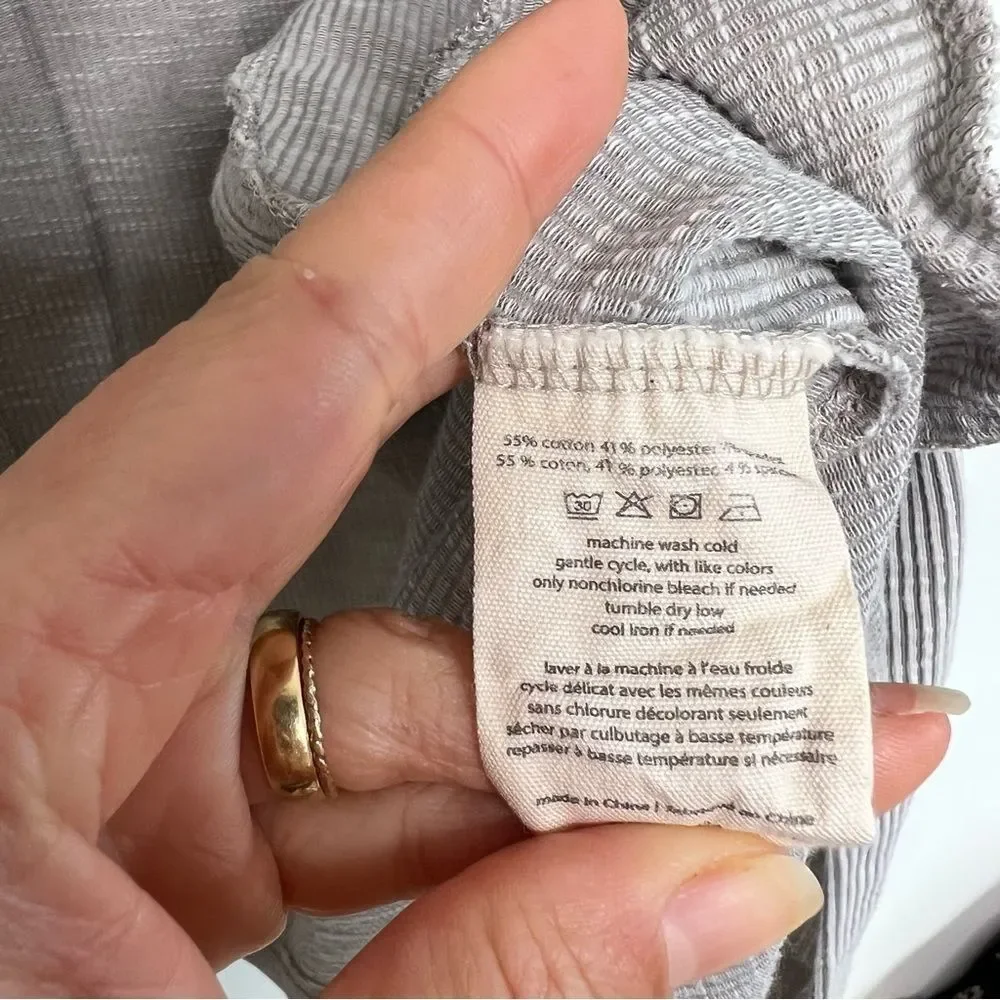 DONNI Ribbed open front airport cardigan travel lagenlook